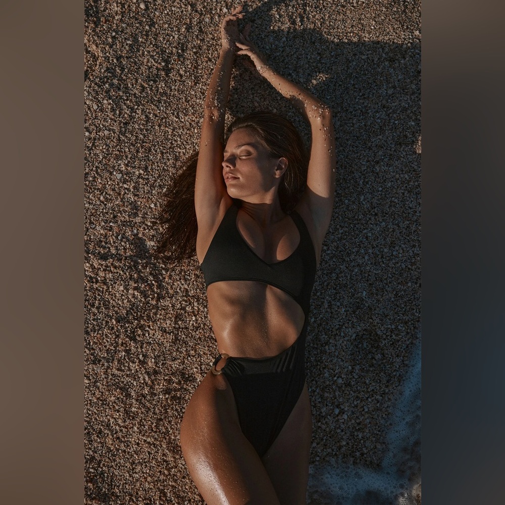 Monday Swimwear St. Barth's Cutout One Piece - Black